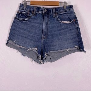 Abercrombie & Fitch The Mom Short High Waisted Jean Shorts